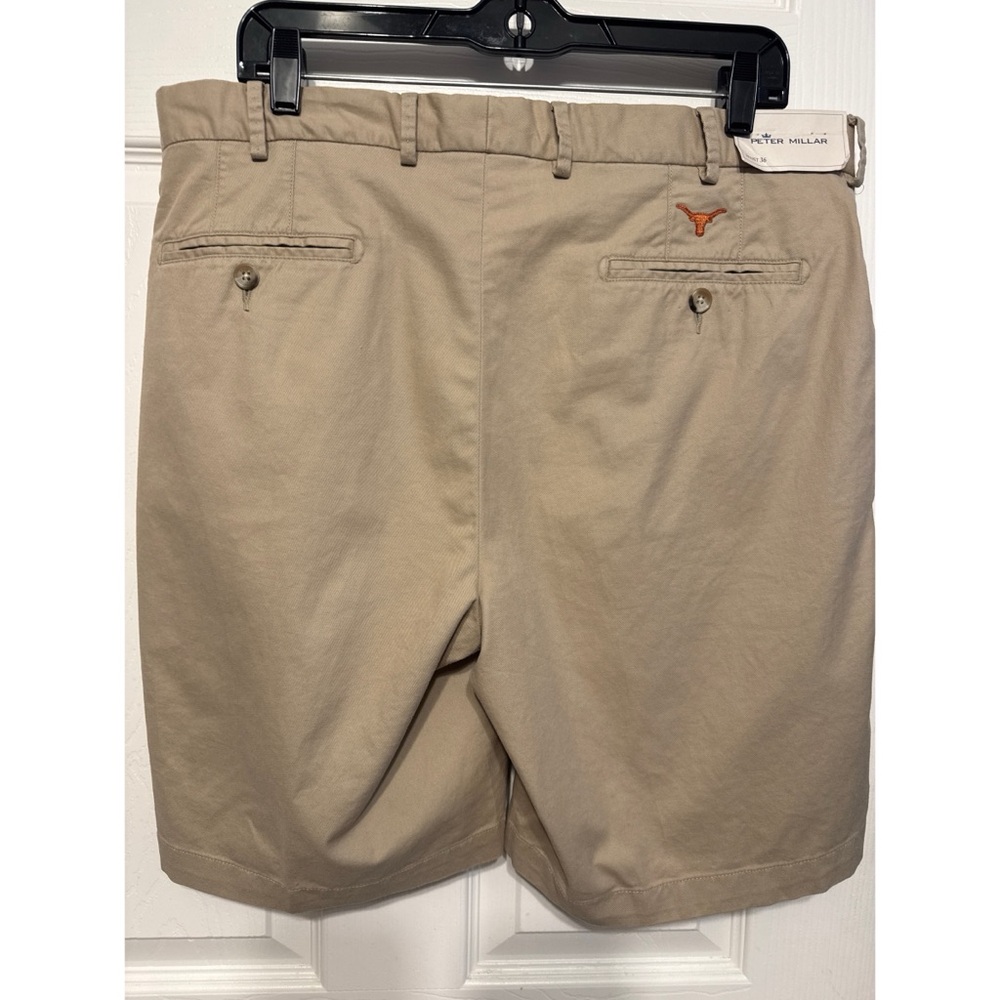Peter Millar Crown UT Longhorn Shorts 36 Pima Cotton Golf
